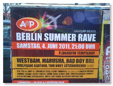 Werbung für Berlin Summer Rave